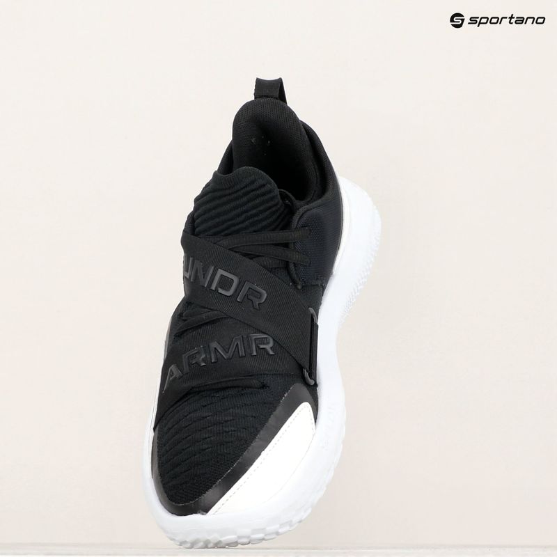 Under Armour Flow Futr X 4 fekete/fehér/fekete kosárlabda cipő 7