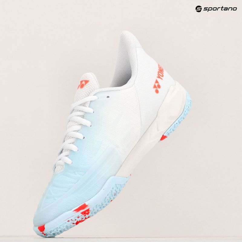 Női cipő YONEX Cascade Drive 2 white/ water blue 9