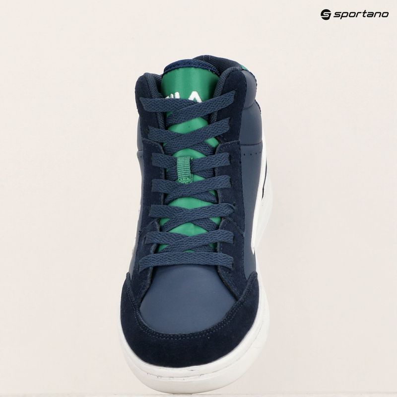 Gyerekcipő FILA Crew Mid fila navy/verdant green 15