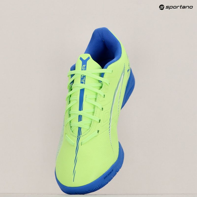 PUMA Ultra 5 Play IT pezsgő alma/puma fehér futballcipő 8