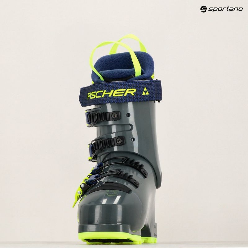 Gyerek sícipő Fischer RC4 60 JR GW rhino grey/rhino grey 7