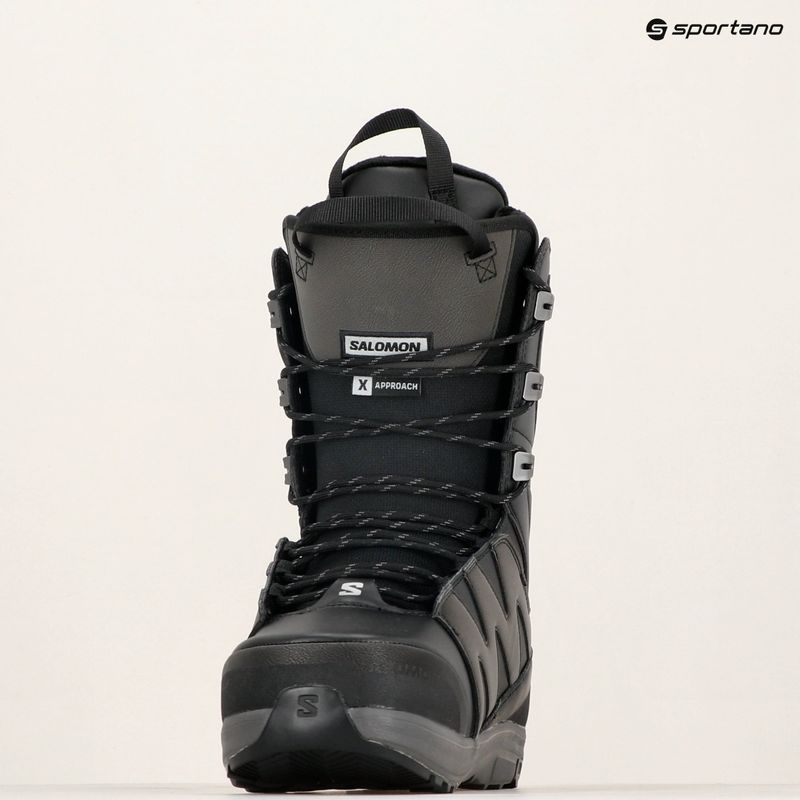 Snowboard cipő Salomon X Approach Lace SJ Boa black 7