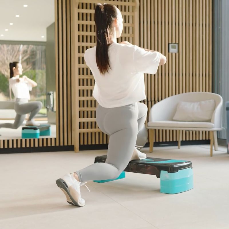 TREXO aerobic stepper TXO-B4W009 kék 9