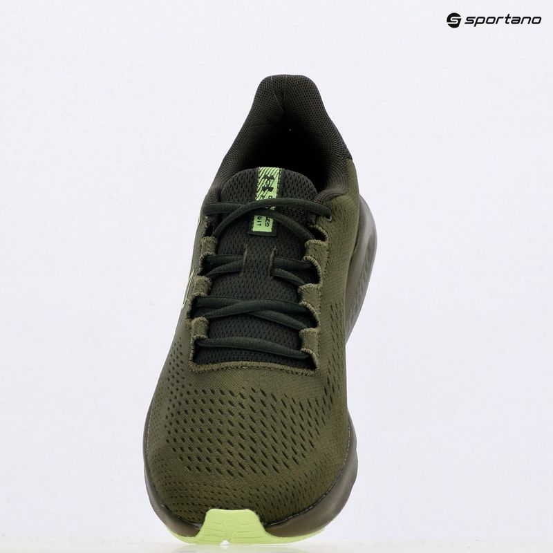 Férfi Under Armour Charged Pursuit 3 Big Logo futócipő marine zöld/barokk zöld színből 9