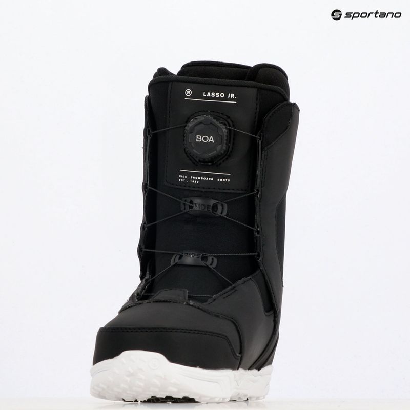Gyerek snowboard cipő RIDE Lasso black 7