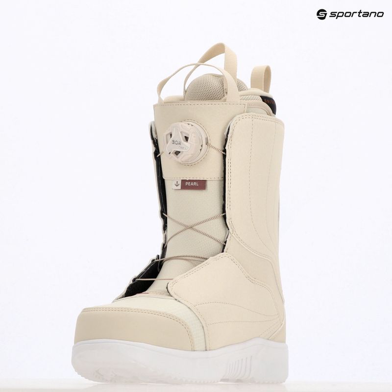 Női snowboardos cipő Salomon Pearl Boa almond milk/vanilla ice/grape shake 7