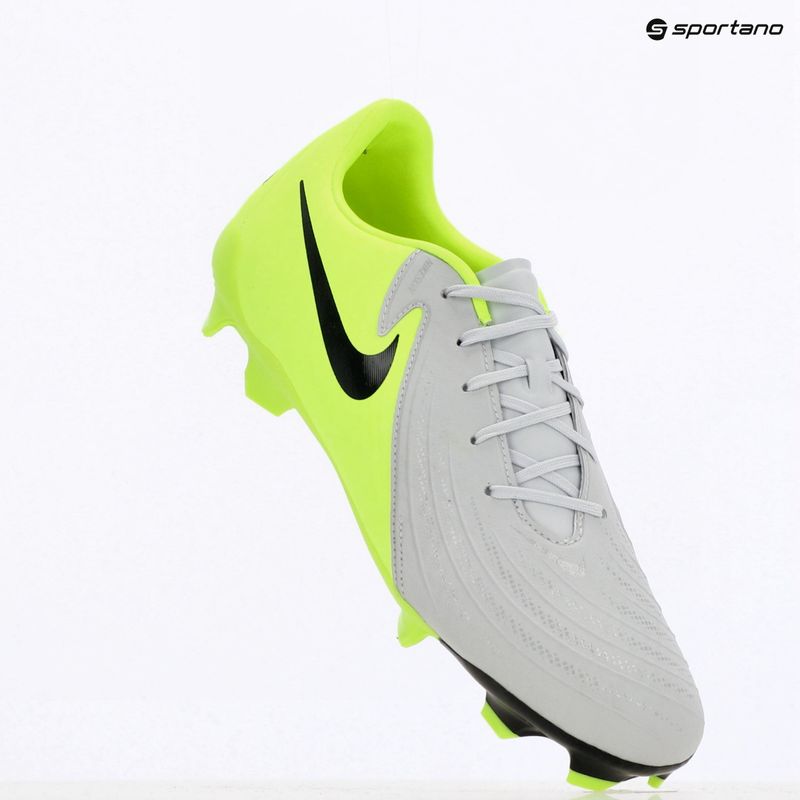 Férfi futballcipő Nike Phantom GX 2 Academy FG/MG metál ezüst/volt/fekete 9