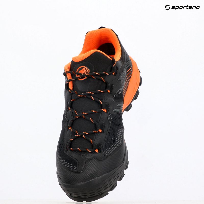 Férfi túracipő Mammut Ducan II Low GTX black/ dark tangerine 19