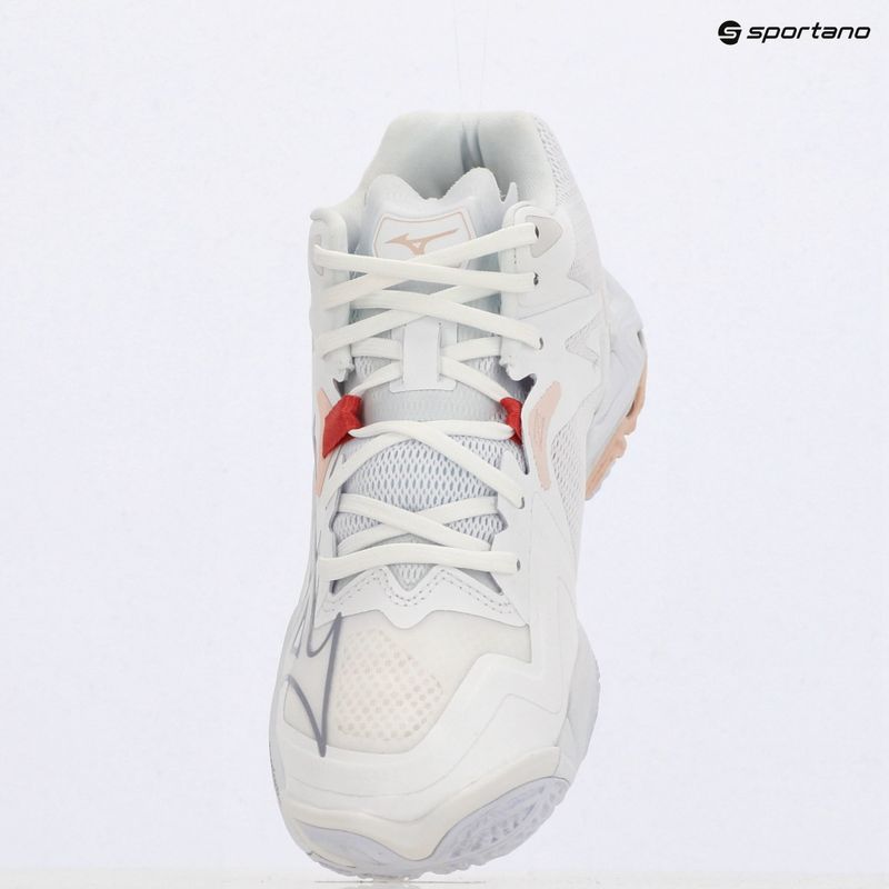 Női röplabda cipő Mizuno Wave Lightning Z8 Mid white/aleutian/cloud pink 12
