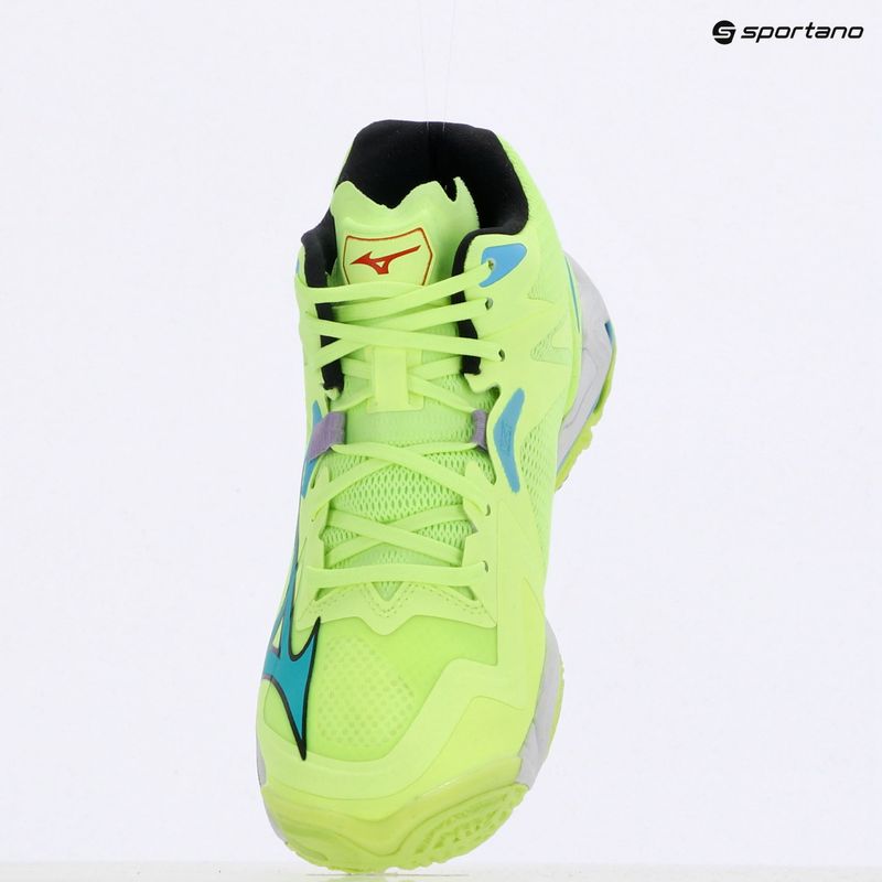 Röplabda cipő Mizuno Wave Lightning Z8 Mid neo lime/black/splish splash 9