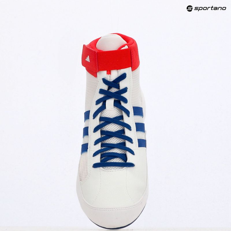 Férfi birkózó cipő adidas Havoc cloud fehér/ collegiate royal/ active red 9