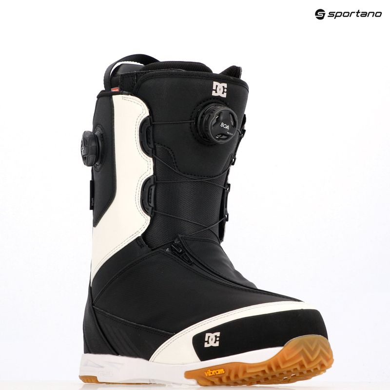 Férfi snowboard cipő DC Transcend black/camel 12