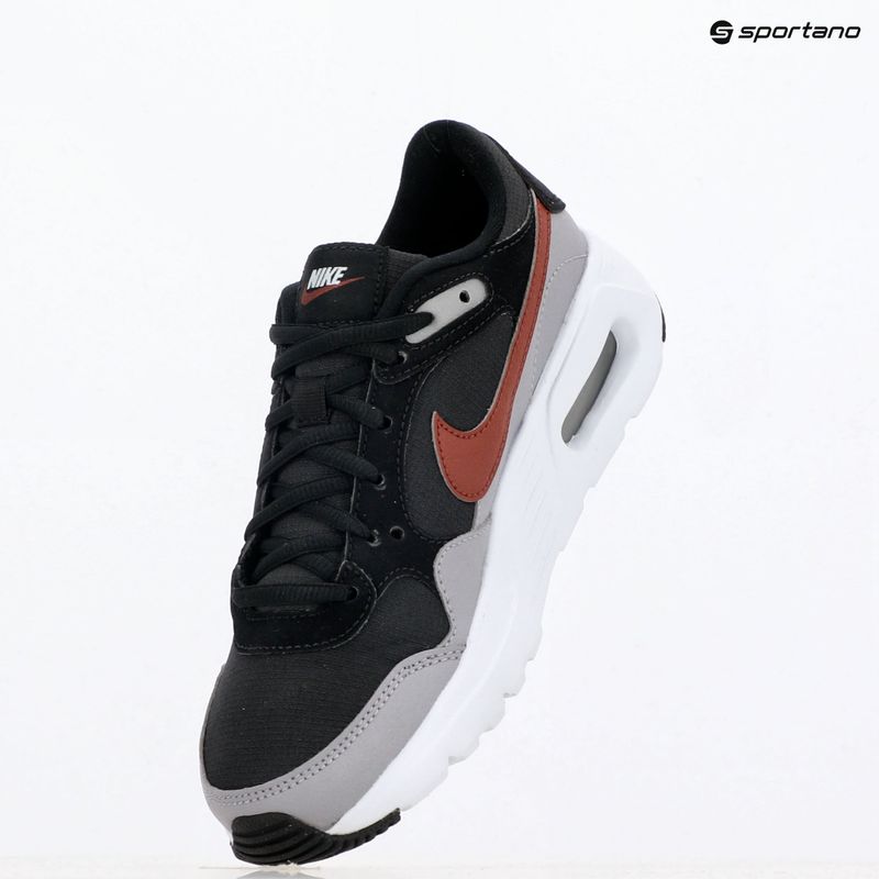 Nike Air Max SC gyermek cipő fekete/ sötét póni/ cementszürke 8