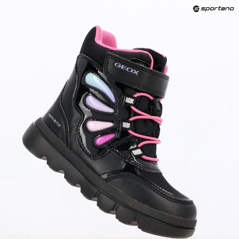 Gyerek hótaposó Geox Willaboom B A black / multicolor 15