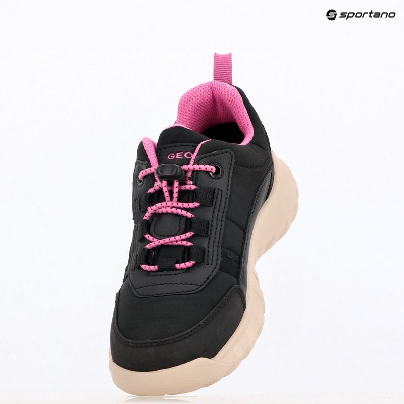 Cipő juniorskie Geox Simbyos ABX black/fuchsia 15