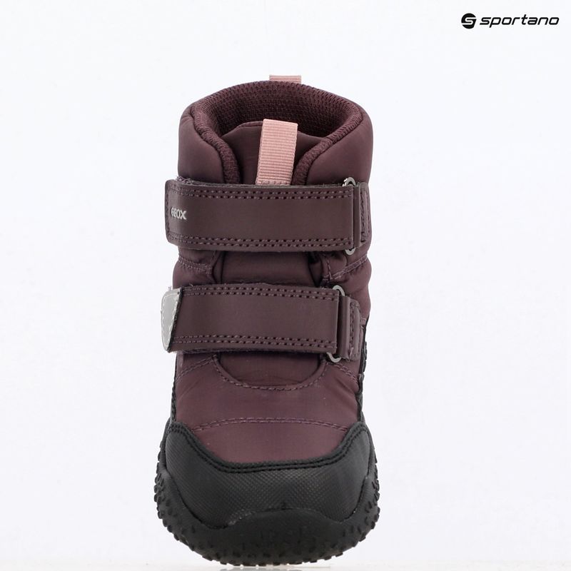 Gyerek hótaposó Geox Baltic ABX dark burgundy/black 16