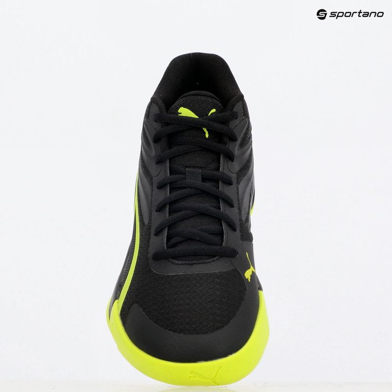 Férfi kosárlabda cipő PUMA Court Pro puma black/electric lime 10