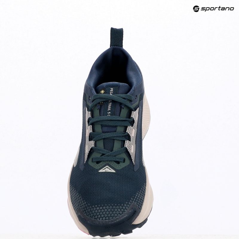 Nike Pegasus Trail 5 GTX női futócipő armory navy/ metallic silver 9