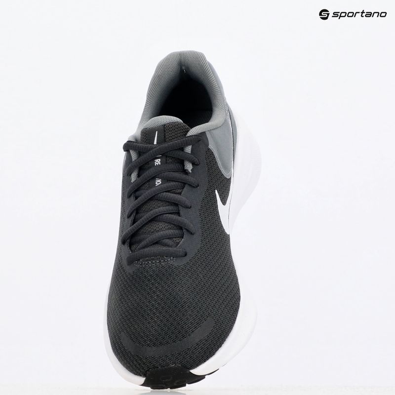 Férfi Nike Revolution 7 futócipő antracit/ fehér/ hideg szürke/ fekete 9