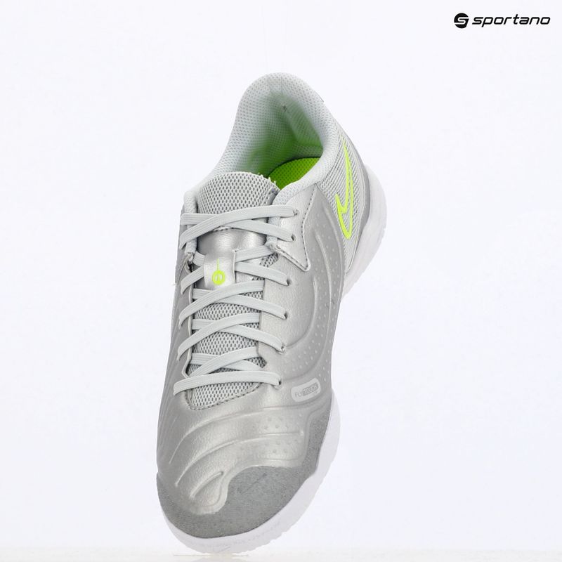 Férfi futballcipő Nike Tiempo Legend 10 Academy IC metál ezüst/fehér/volt 9