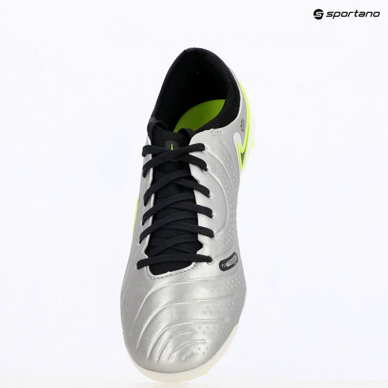 Nike Legend 10 Pro Ag-Pro férfi futballcipő metál ezüst/ volt/ fekete 9