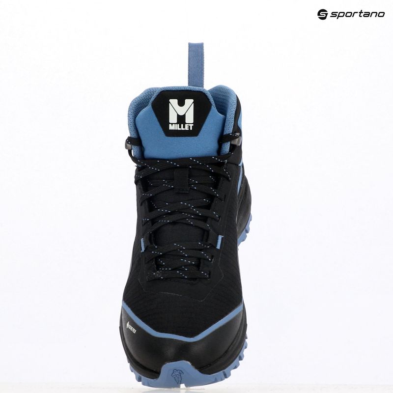 Női túracipő Millet Wanaka Mid GTX black/ coronet blue 9