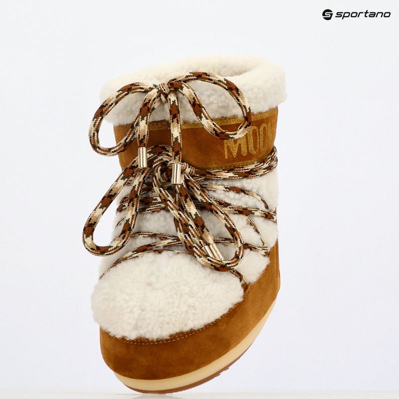 Női hótaposó Moon Boot Icon Low Shearling whisky/off white 9