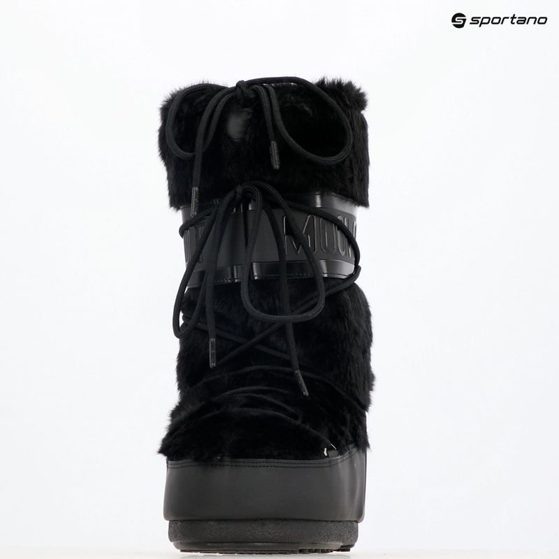 Hótaposó Moon Boot Icon Faux Fur black 9