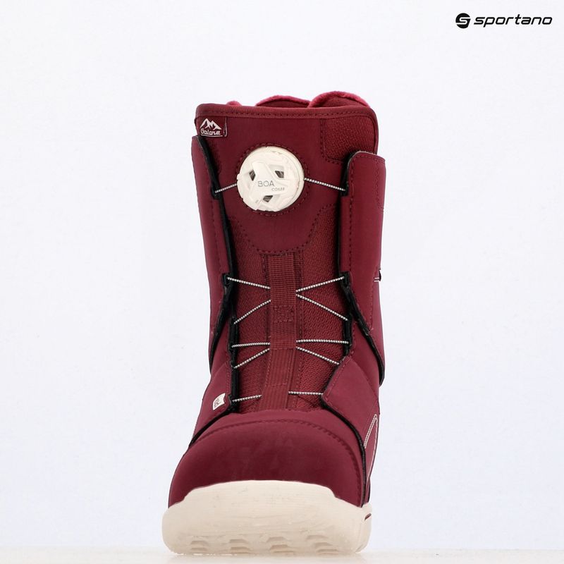 Női snowboardos cipő HEAD Galore LYT Boa Coiler burgundy 7