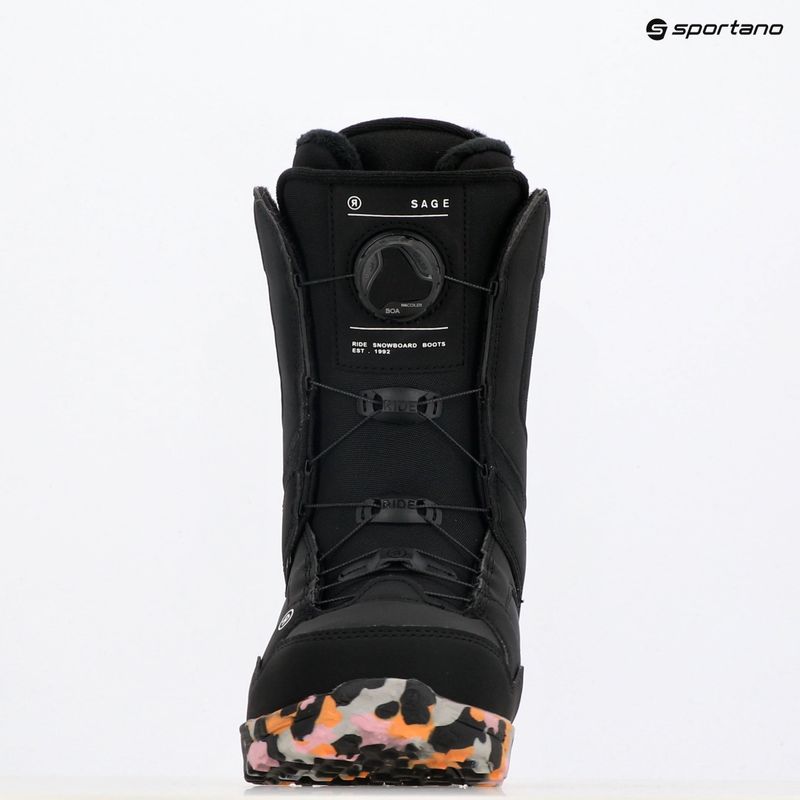 Női snowboard cipő RIDE Sage black 13