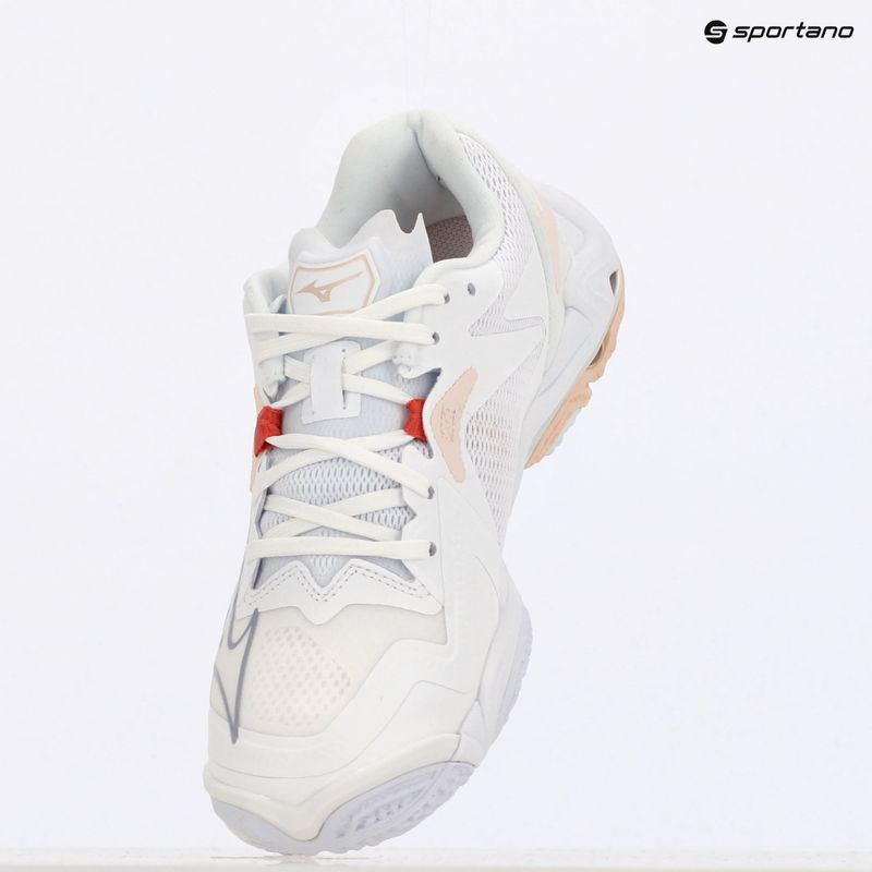 Női röplabda cipő Mizuno Wave Lightning Z8 white/aleutian/cloud pink 9