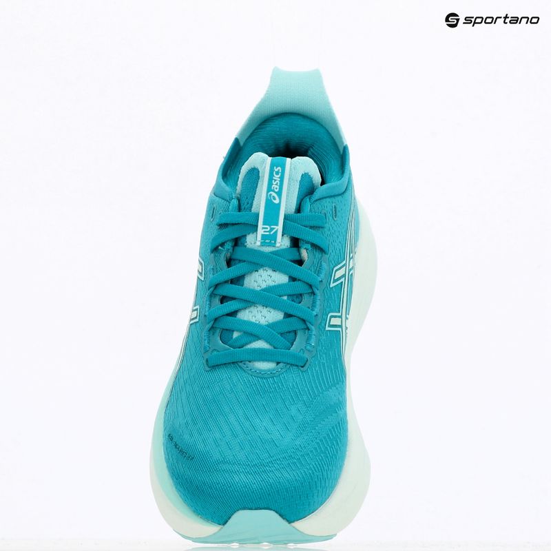 Női futócipő ASICS Gel-Nimbus 27 wave teal/illuminate mint 9
