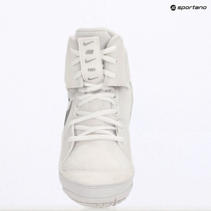 Birkózócipő Nike Fury white/metallic silver 9