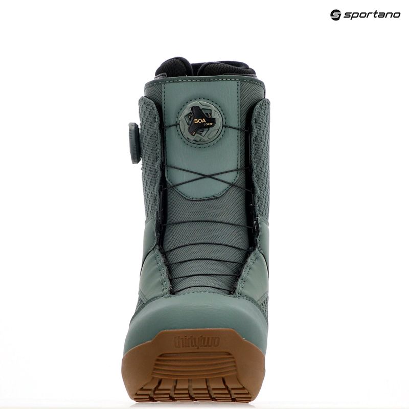 Férfi snowboard cipő ThirtyTwo Stw Double Boa '24 green/gum 7