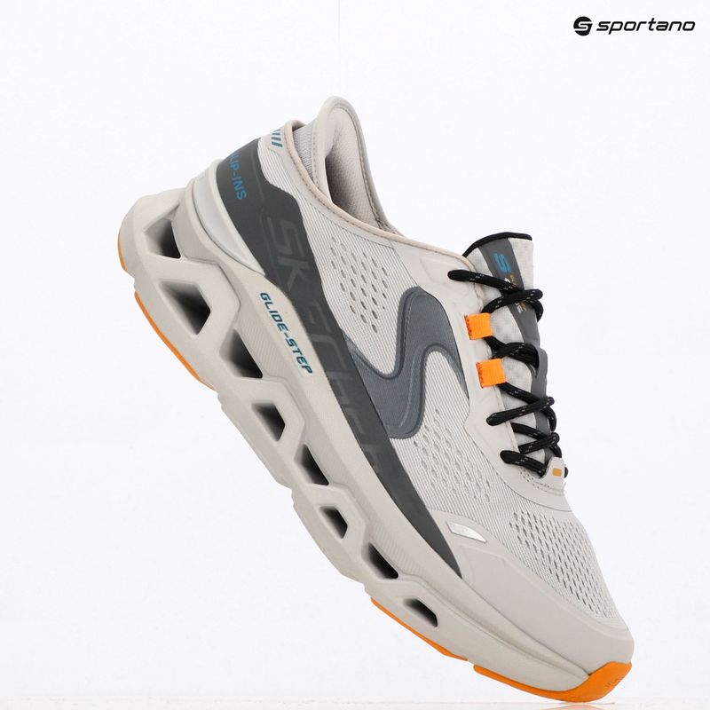 Férfi cipő SKECHERS Glide Step Altus gray/orange 9
