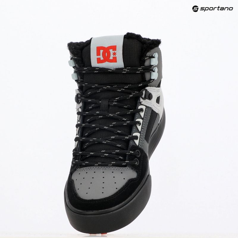 Férfi cipő DC Pure High-Top grey / black / red 9