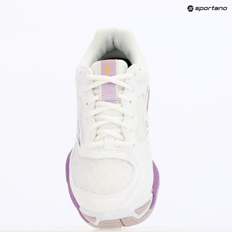 Női kézilabda cipő Mizuno Wave Phantom 3 fehér/patrician purple/quince 9