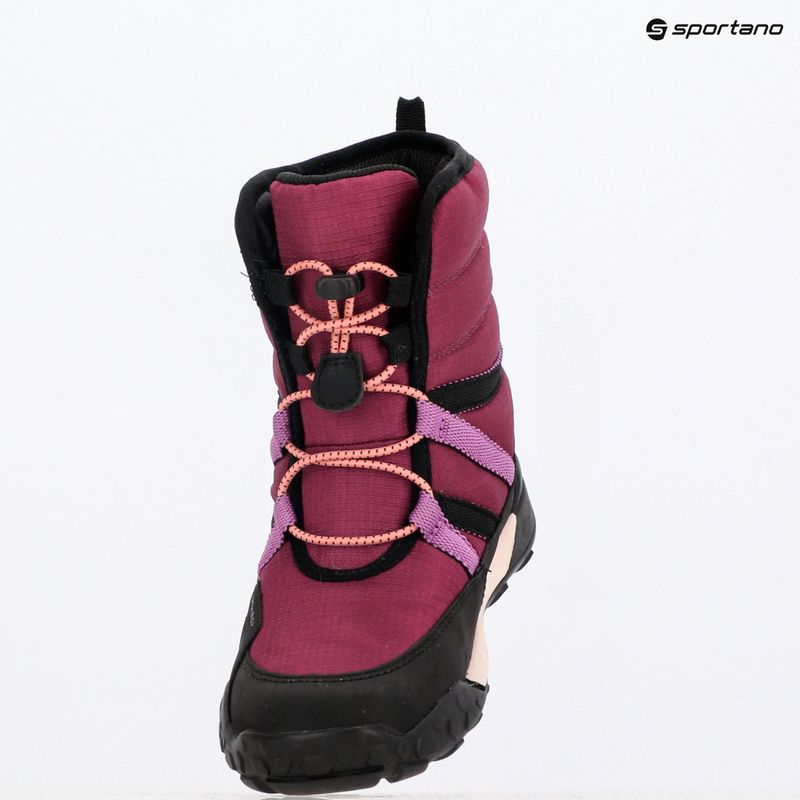 Gyerek hótaposó Geox Trekkyup ABX dark raspberry/black 9