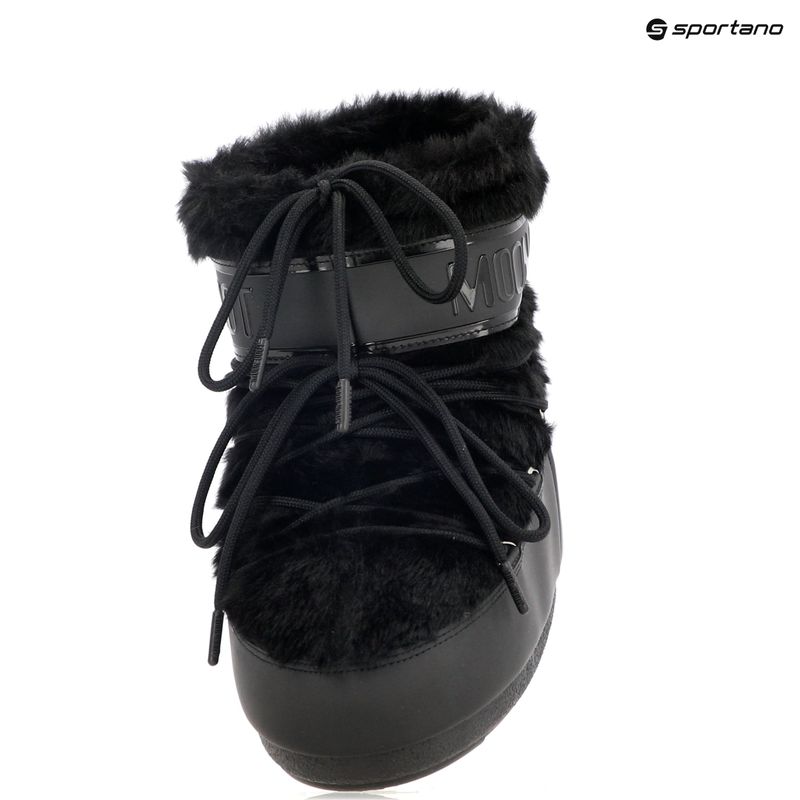 Női hótaposó Moon Boot Icon Low Faux Fur black 9