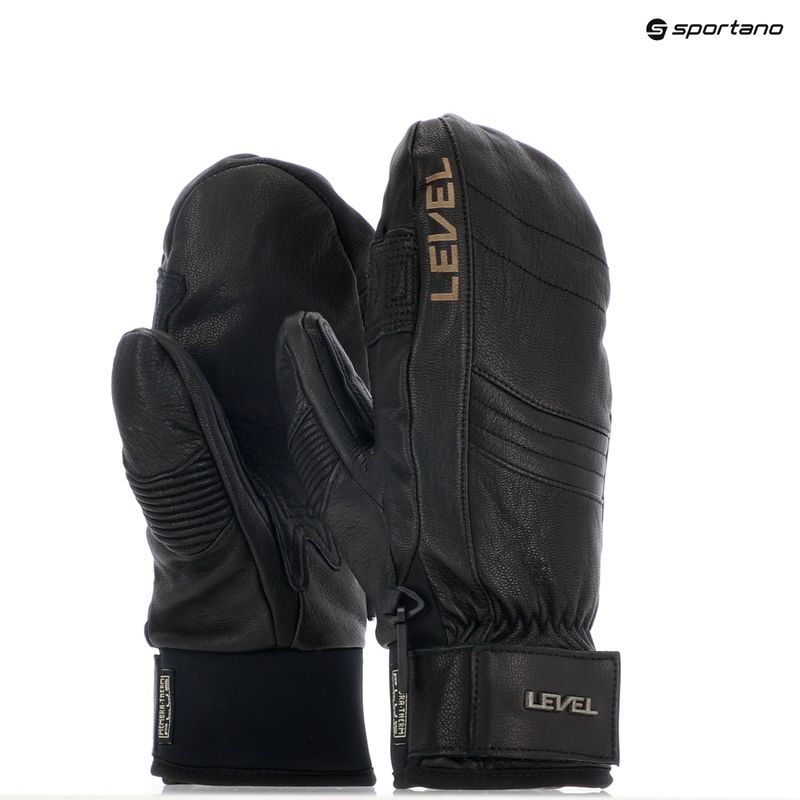 Férfi síkesztyű Level Rexford Mitt black 9