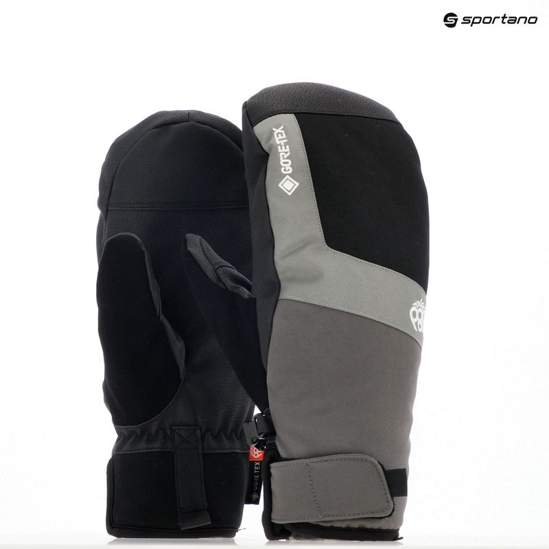 Férfi snowboard kesztyű 686 Gore-Tex Linear Under Cuff Mitt charcoal 10