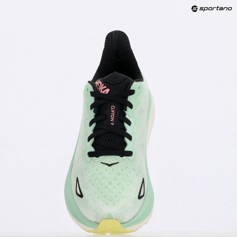 Női futócipő HOKA Clifton 9 menta fluorit/hóolvadék 9