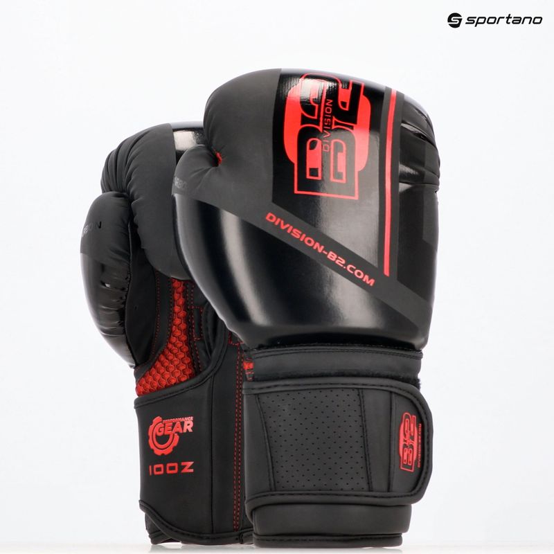 Boxkesztyű DIVISION B-2 Pro Carbon black/red 7