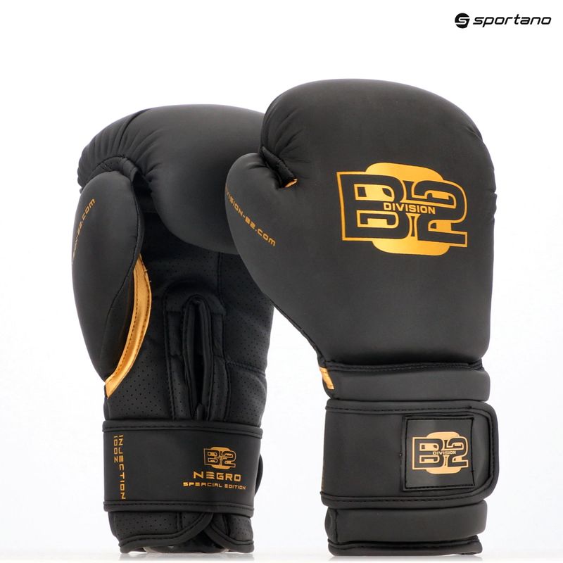 Boxkesztyű DIVISION B-2 Pro Carbon black/gold 7