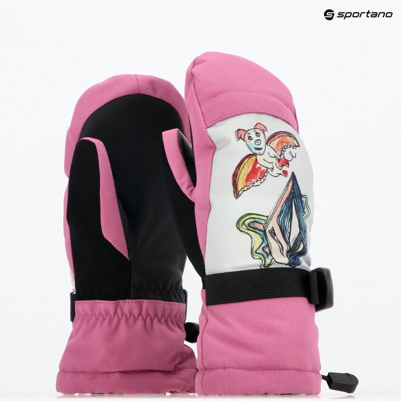 Gyermek snowboard kesztyű Volcom Day Saver Youth Mitt blurred violet 4