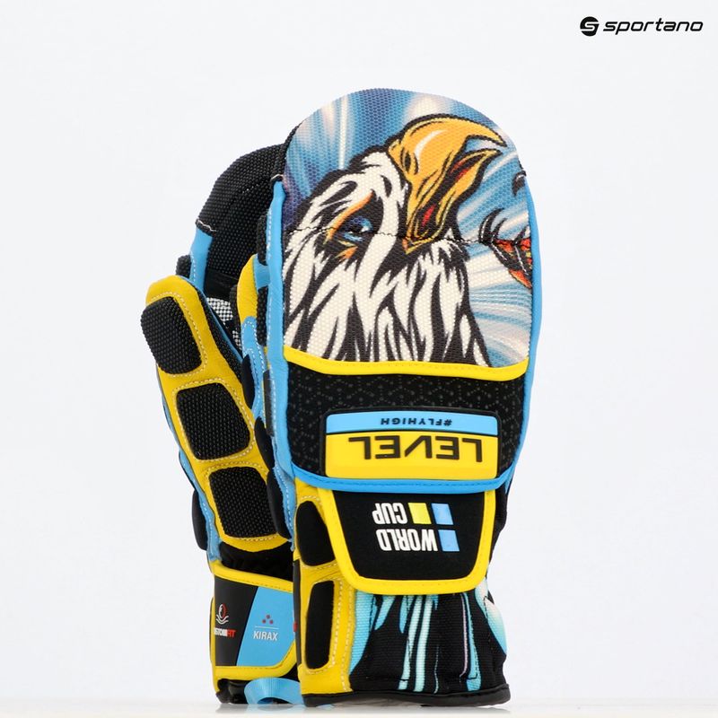 Síkesztyű Level Worldcup CF Mitt yellow/blue 8