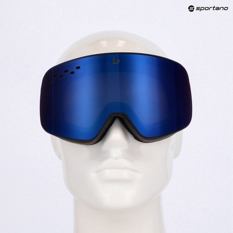 Síszemüveg Bollé Nevada black matte/bronze blue 7
