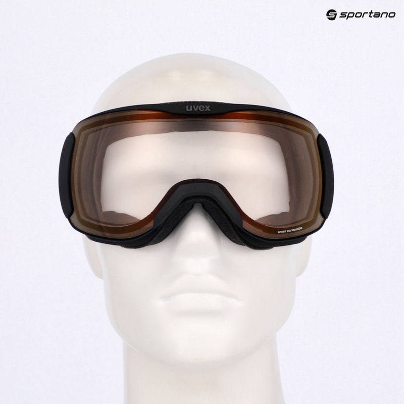 Síszemüveg UVEX Downhill 2100 V black matt/mirror red clear 7
