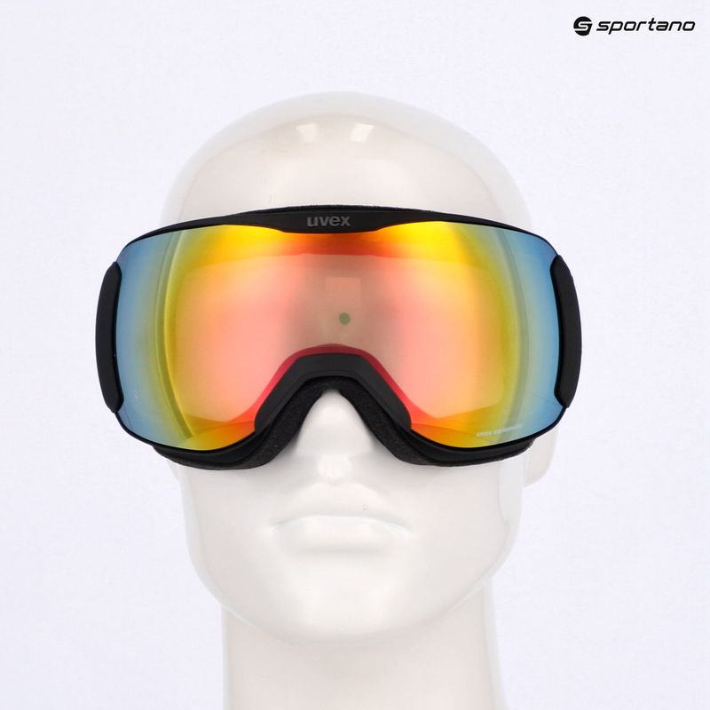 Síszemüveg UVEX Downhill 2100 V black matt/mirror rainbow clear 7