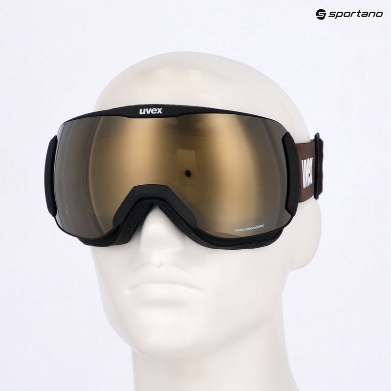 Síszemüveg UVEX Downhill 2100 CV black matt/mirror cooper green 10